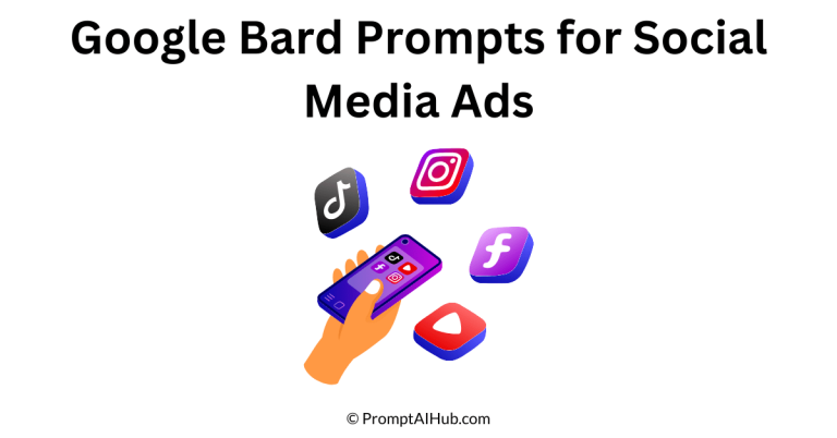 71 Unique Google Bard Prompts for Social Media Ads