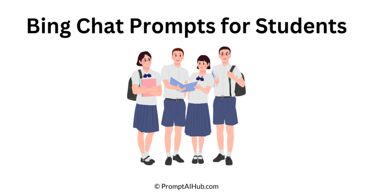 Bing Chat Prompts for Students