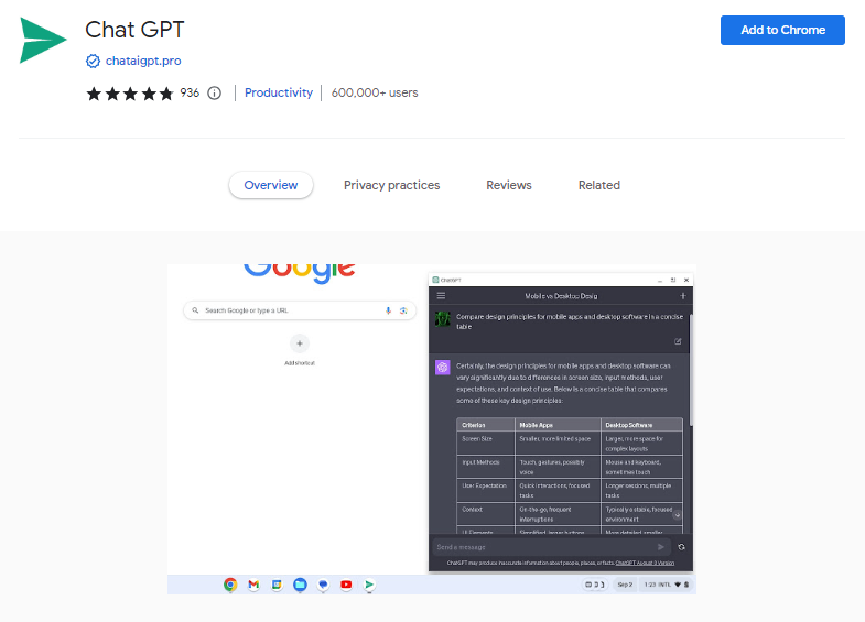 Chat GPT - Best ChatGPT Chrome Extensions