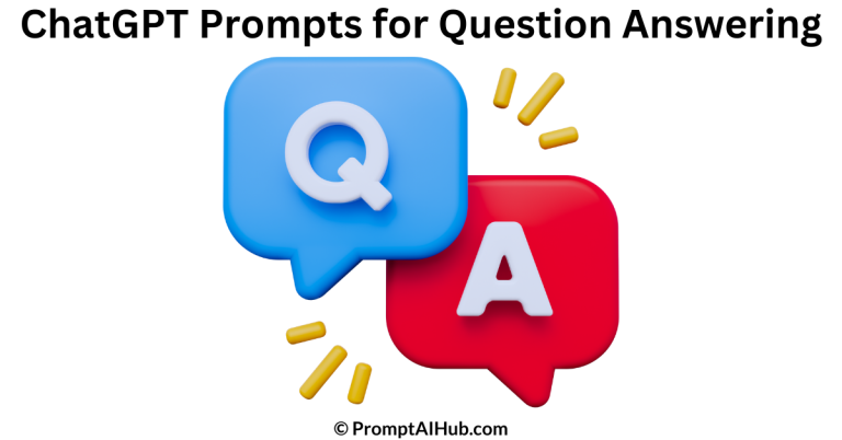 Perfect ChatGPT Prompts for Question Answering