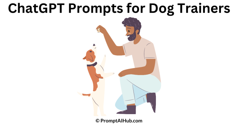 Best ChatGPT Prompts for Dog Trainers