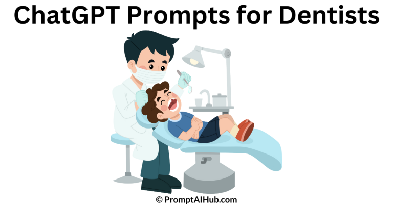 Best Expertly Crafted ChatGPT Prompts for Dentists