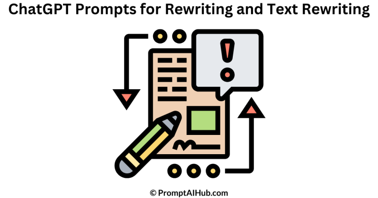 Best ChatGPT Prompts for Rewriting and Text Rewriting