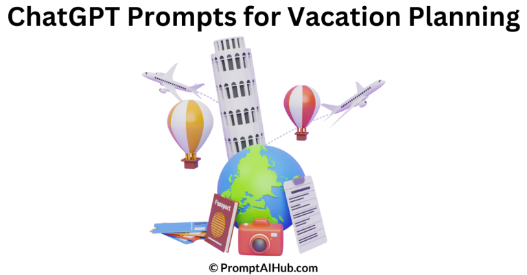 Expertly Crafted Best ChatGPT Prompts for Vacation Planning
