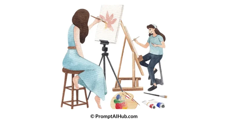 200 ChatGPT prompts for artists covering creative ideas, artwork planning, artist statements, art marketing, portfolios, commissions, exhibitions, and career development.