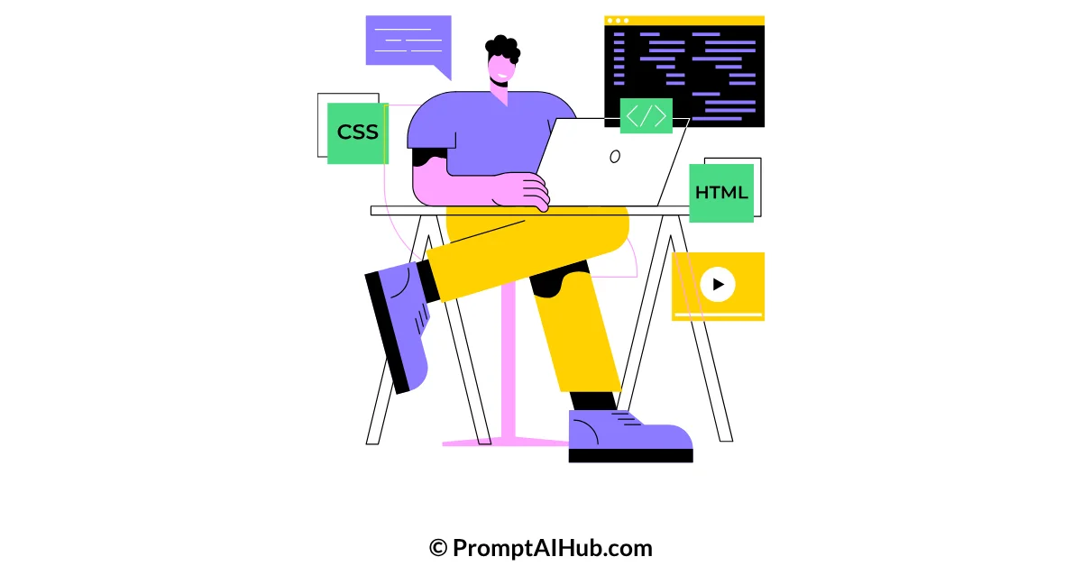 ChatGPT prompts for web developers for coding, debugging, and building websites